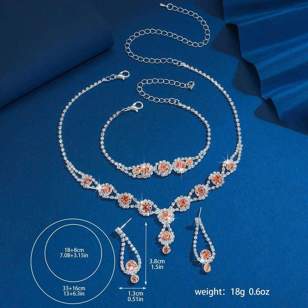 Women's Fashion Sunflower Design Jewelry Set with Light Luxury Style and Elegant First Accessories for Women Z260313