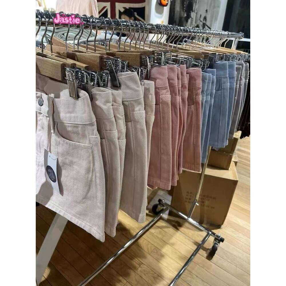 Casual Women Blue Denim Mini Summer Vintage High Waist Pockets A-line Skirts Female Y2k Streetwear Slim Bottoms 2024 Z260314