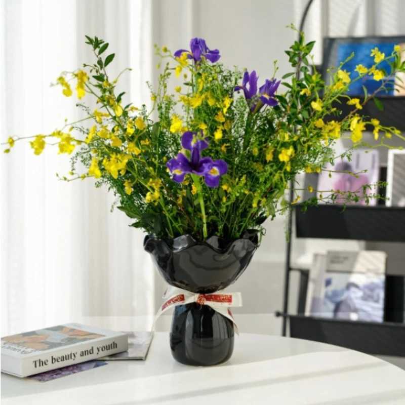 Vase Antique Light Luxury Wedding Decor Ornament Small Floral Arrangement High Aesthetic Value Premium Texture Y260314