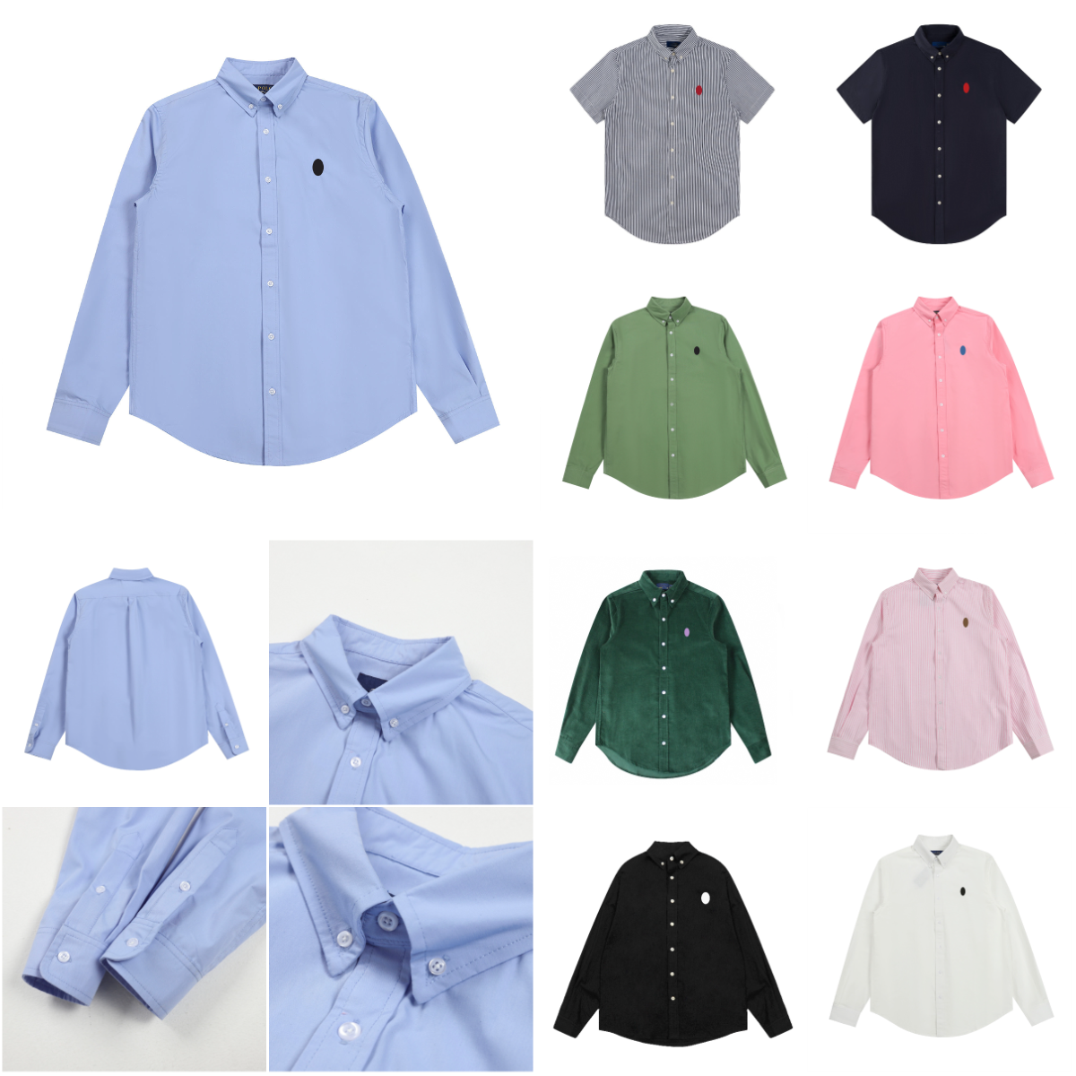 fashion deaigner polo horse shirt for men polo shirts long sleeves high quality mens long shirt embroidered style fashionable casual daily outfits clothing