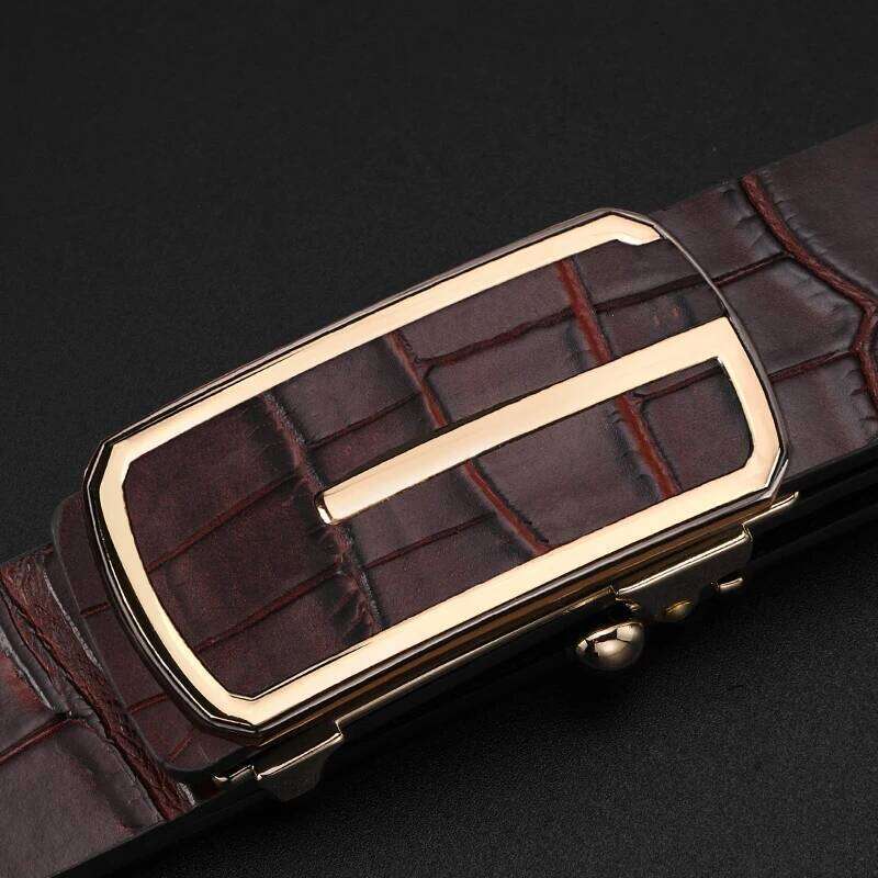 High Quality Men's Casual Leather Belt Fashion Authentic Business Luxury Brand Genuine Classic Exquisite Famous Ceinture Homme Z260226