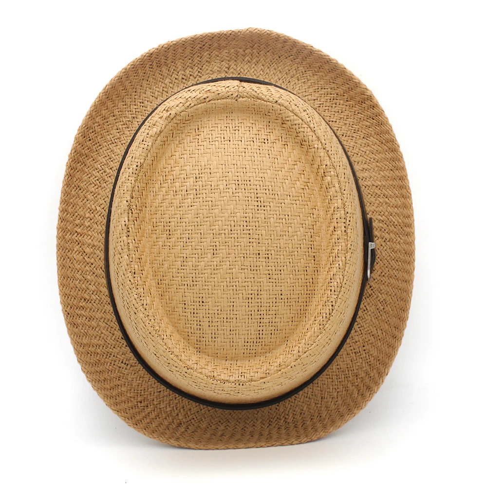 Men Women Classical Straw Pork Pie Hats Fedora Sunhats Trilby Caps Summer Boater Beach Outdoor Travel Party Size US 7 14 UK L 260309