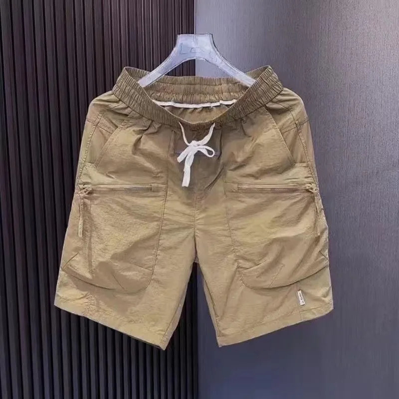 Men Clothing Mens Shorts Trend Elastic Waist Sweatpants Summer Men Short Korean Fashion Streetwear Harajuku Shorts Men 260311