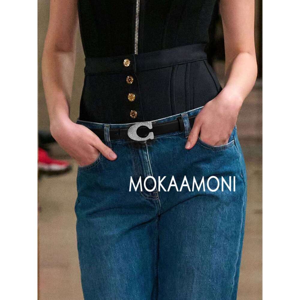 Women's Solid Color PU Belt Fashion Buckle Design Versatile Accessory Jeans Shorts Suitable for Any Occasion Z260226