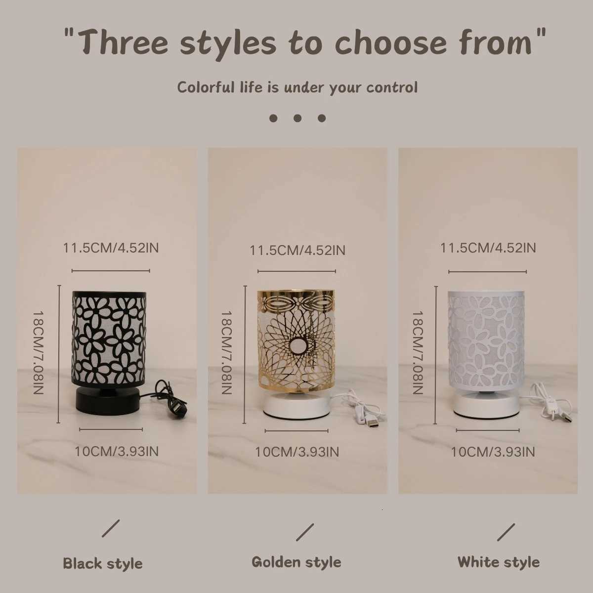 Creative design hollow LED night light USB powered warm color light suitable for living room party bedroom decoration light Y260314