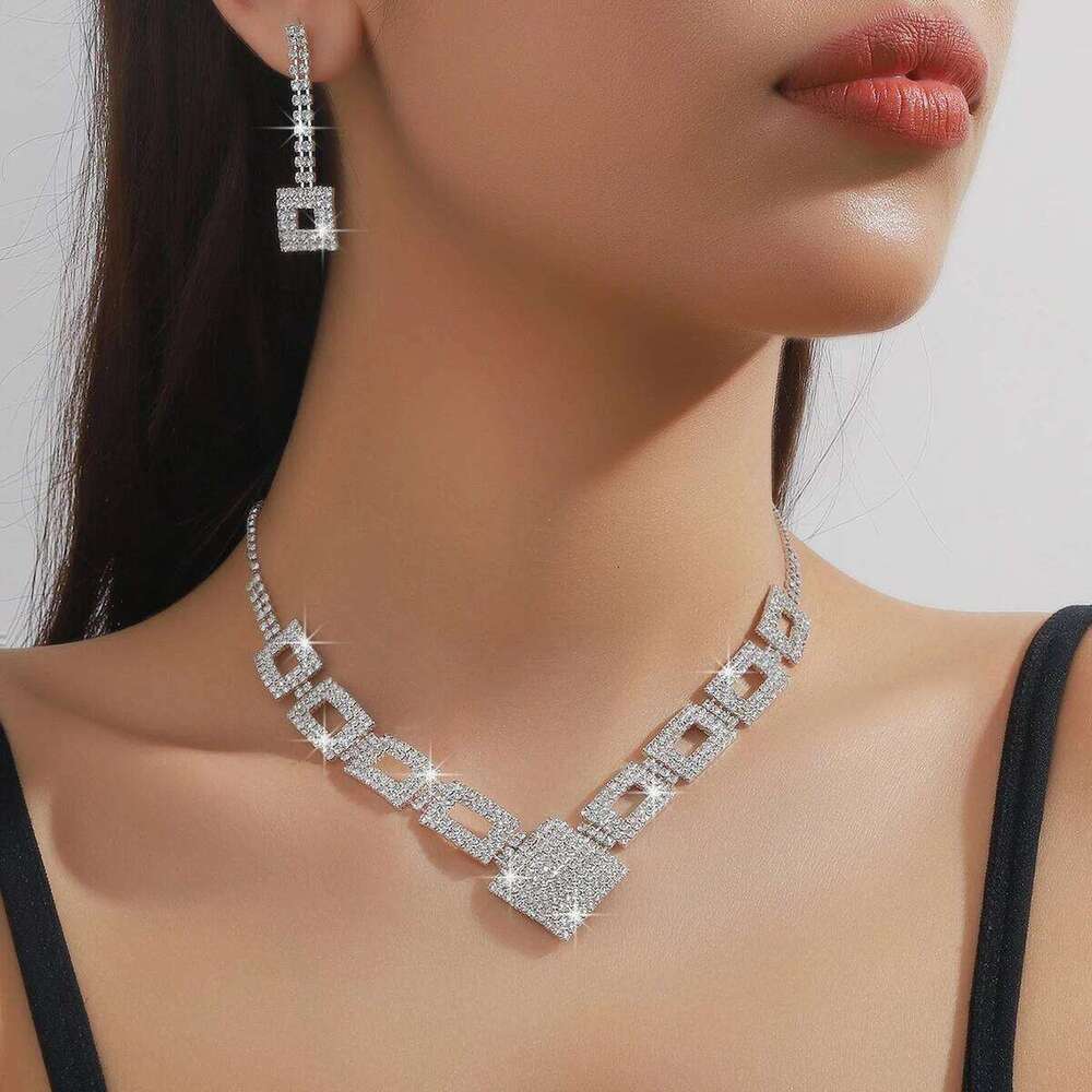 Women's Design Geometric Necklace Earrings Bracelet Ring Jewelry Set Wedding Banquet Party Holiday Gift Z260313