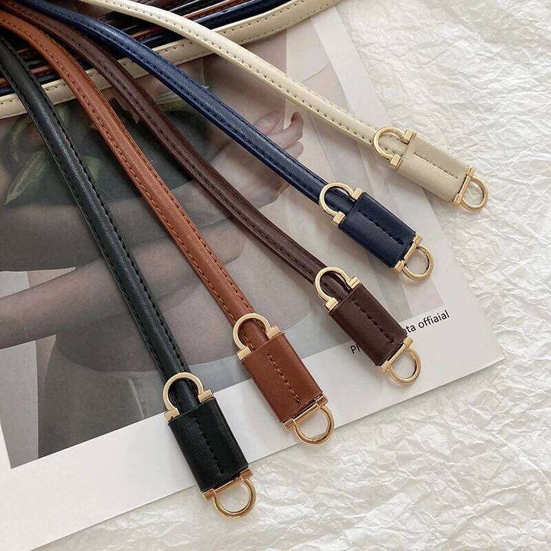 Fashion Genuine Leather Skinny Women's Gold Color Alloy Buckle Adjustable Slim Soft Belts corset belt for women Z260226