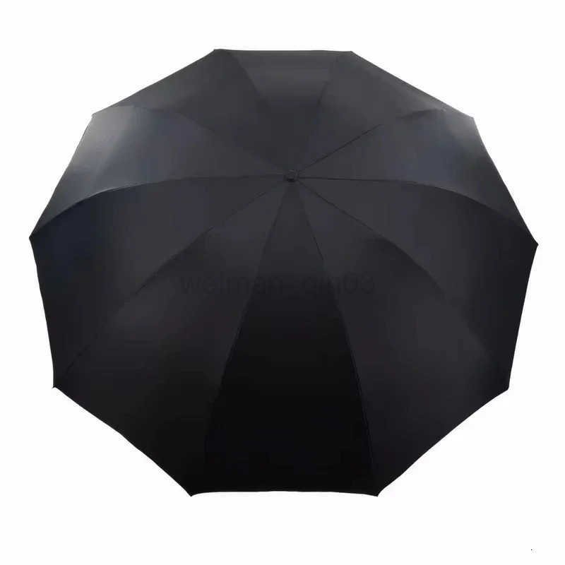 Extra-Large Folding Umbrella Heavy-Duty Reinforced Compact Travel Windproof Unisex Protection Umbrellas for Business Home Use H260314