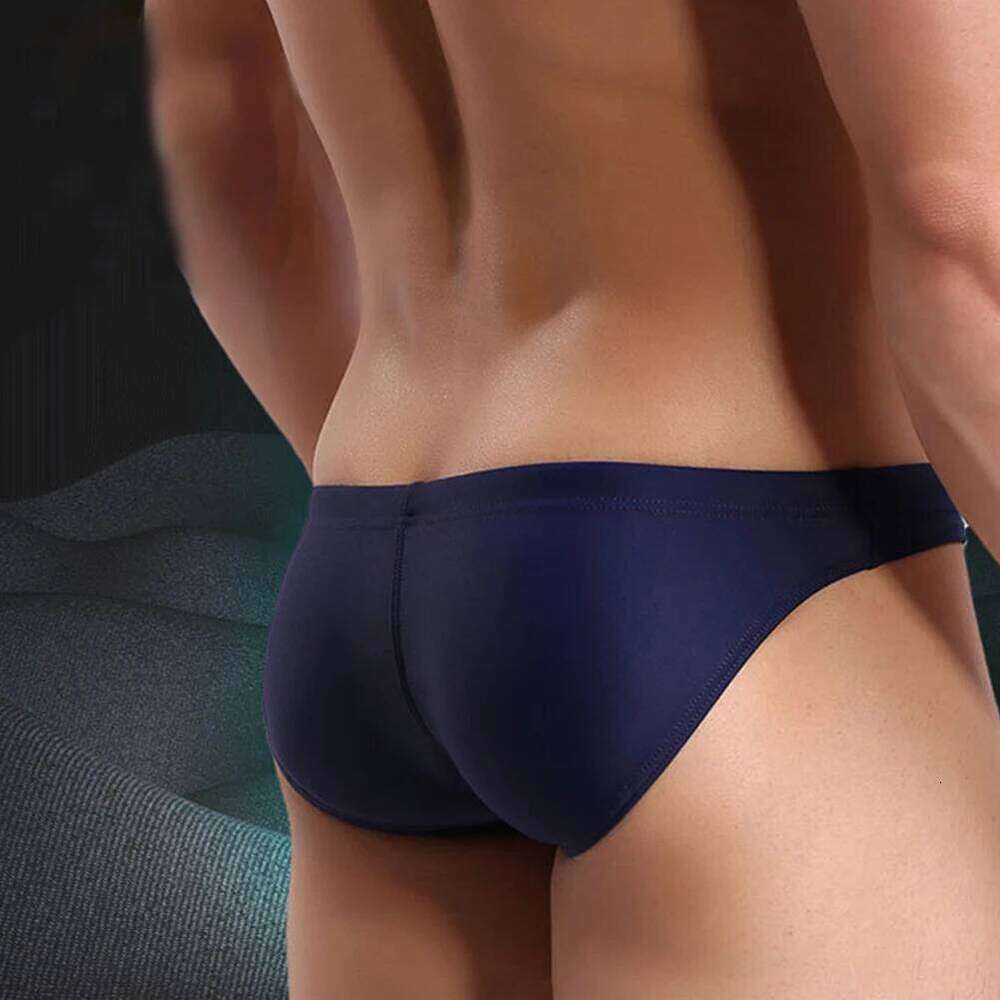 Mens Swimming Trunks Cut Low Rise Bikini Brief Breathable Swim Shorts Beach Wear Water Sports Clothing M/L/XL/XXL Z260314