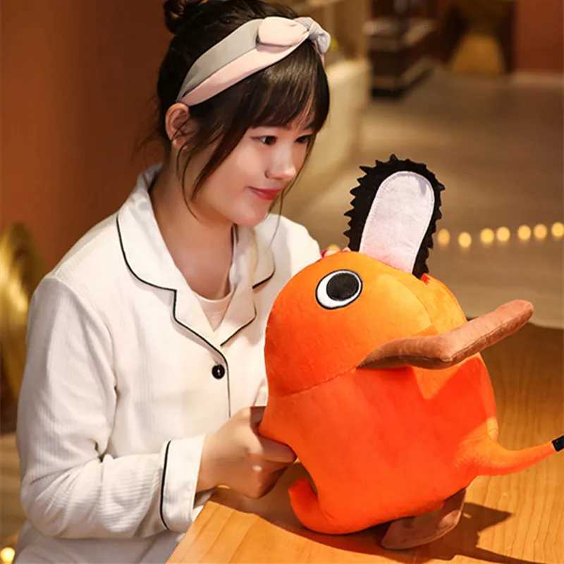 10/20/25/40cm Chainsaw Man Pochita Pendant Dolls Plush Toy Cartoon Pochita Pillow Stuffed Soft Toy for Kids Birthday Gift Y260314