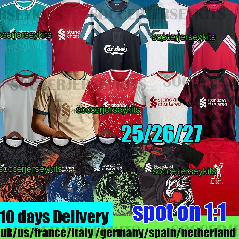 Liverpooll kit 25 26 LFC WIRTZ DIOGO JOTA FRIMPONG M.SALAH VIRGIL Liverpools soccer jerseys liverpools jersey EKITIKE Liverpooll goalkeeper trainning LVP