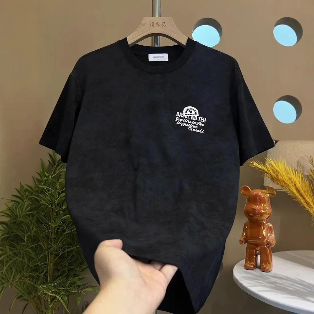 Men's Designer T-shirt Casual Fashion Tiedye Slimfit Roundneck Shortsleeve Designer Hoodie Trendy Men's Summer Polo New Heavyduty Trendy