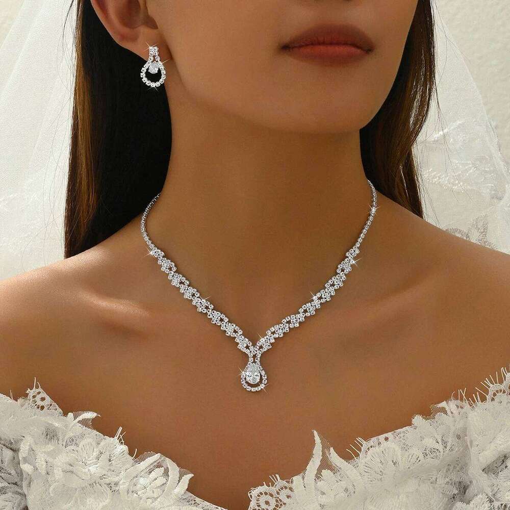 3/4PC women's fashion earrings, necklaces, bracelets, jewelry sets, wedding banquets, parties, holiday gifts Z260313