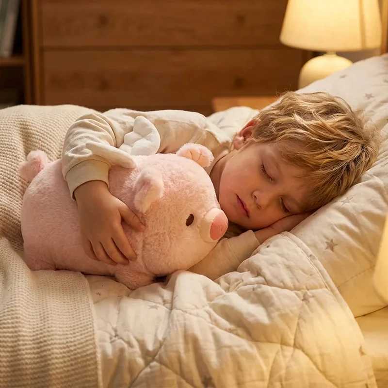 20cm Pink Flying Pig Plush Toy - Soft Winged Stuffed Animal Adorable Birthday Room Decor Gift for Kids Girls Y260314