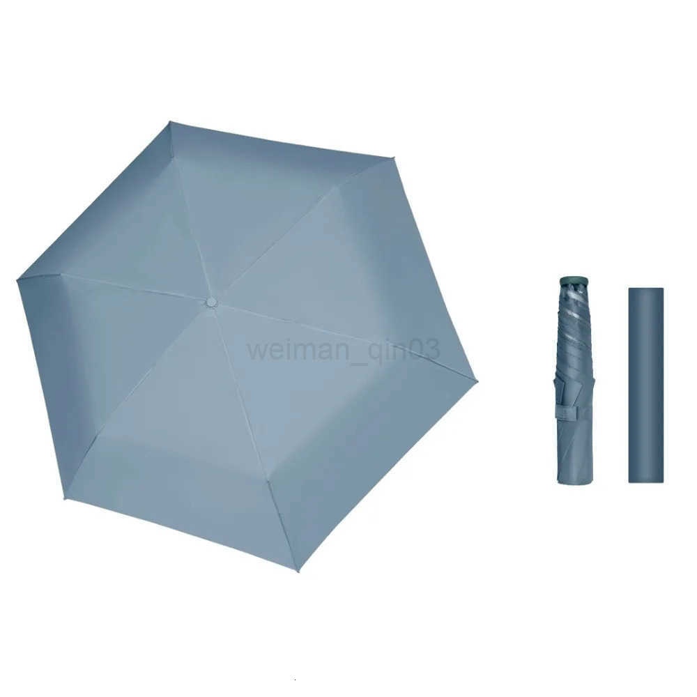 Ultra Light Sun Umbrella Folding Automatic Anti Uv Sunshine Umbrellas Compact Fresh and Elegant High-density Sunscreen Umbrella H260314
