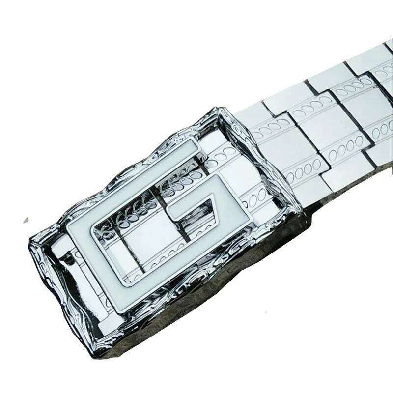 Panther Men's Stainless steel Punk style self-defense metal waistband Z G Cheetah Buckle Special Personalized Belt Z260226