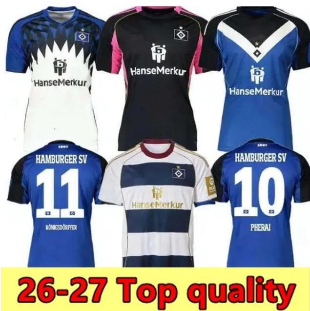 Special 2025 2026 Hamburg SV Football Jersey VAGNOMAN ONANA Retro 83 84 Away Jersey LEIBOLD REIS DUDZIAK 25 26 HSV Mens Childrens kit Set Football Shirt Uniforms 888