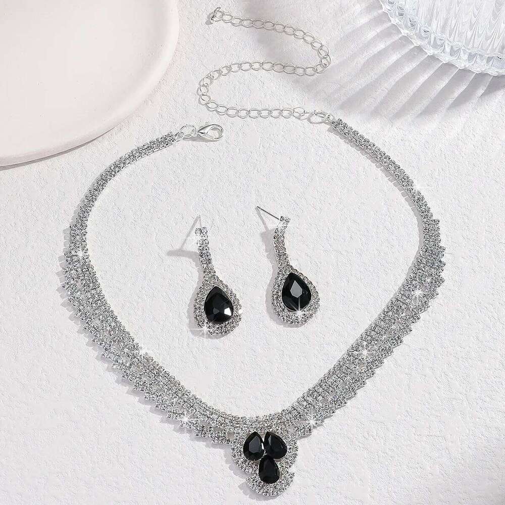 3 Women's Fashion Geometric Necklace Earrings Jewelry Set Suitable for Party and Holiday Gifts Z260313