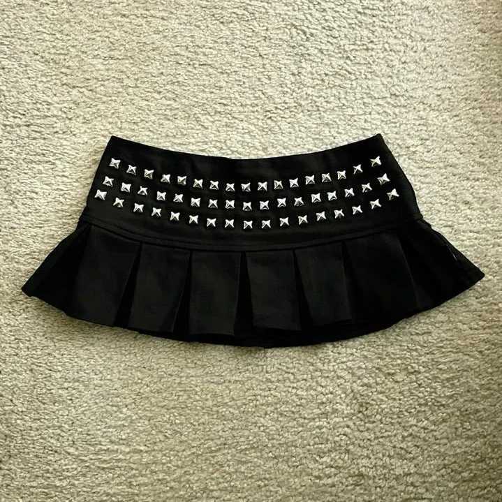 Y2K Adjustable Waist Mini Skirt Harajuku Hot Solid Color RETRO Gray Denim Skirt Women GoTHic Slim Hip Low Waist Short Skirt M260314