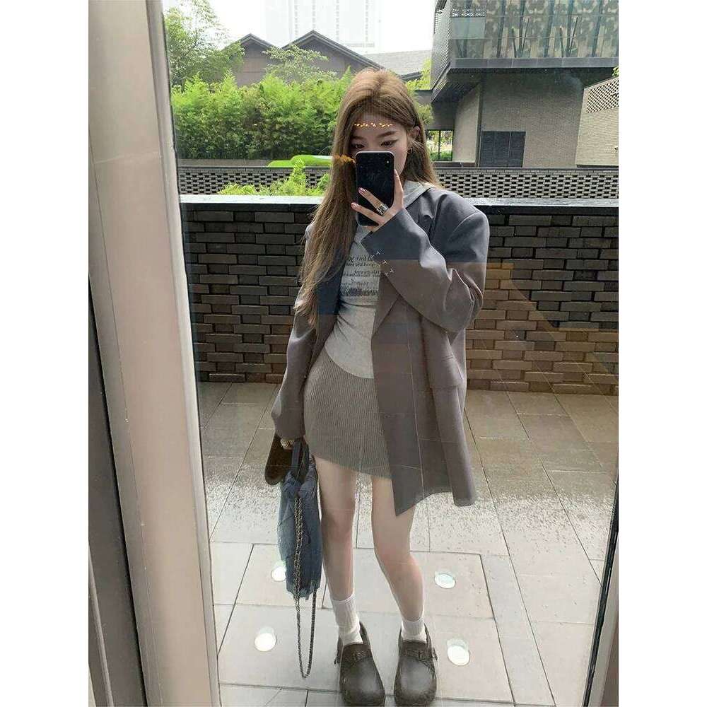 Knitted Ribbed Women High Waisted A-line Skirt Summe Fashion Slim Short Skirts Women's Clothing Z260314