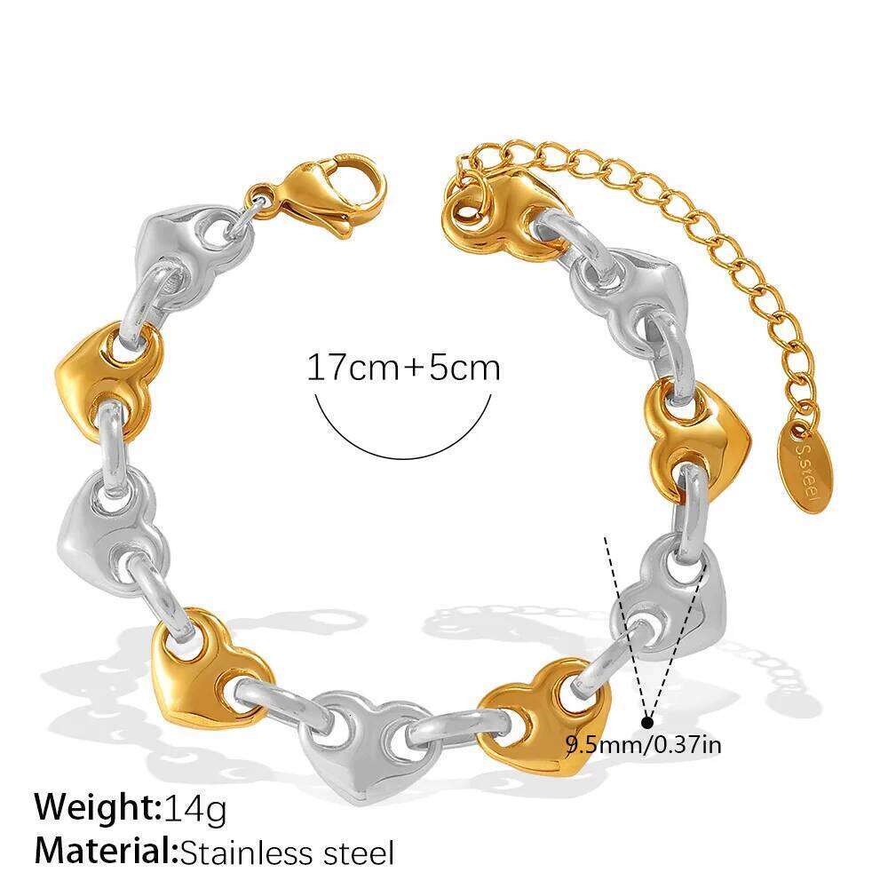 4pcs Elegant Vintage Jewelry Set for Women Heart Hollow Out Necklace Luxury Golden Choker Bridal Wedding Earrings Party Z260313