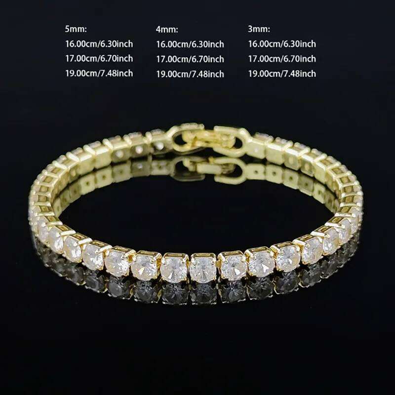 2024 New Luxury Gold Silver Color on Hand Princess Bracelet Bangle for Women Anniversary Gift Jewelry Wholesale S5787 Z260313