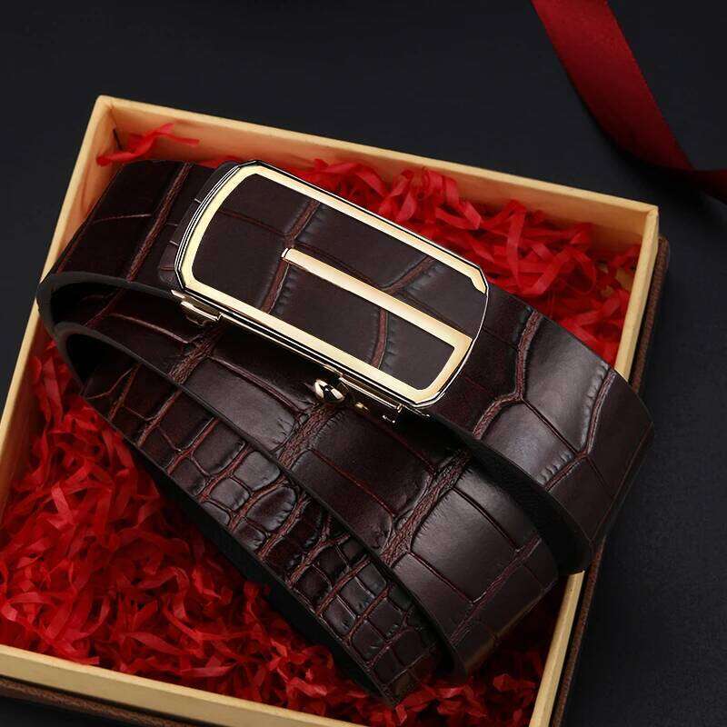 High Quality Men's Casual Leather Belt Fashion Authentic Business Luxury Brand Genuine Classic Exquisite Famous Ceinture Homme Z260226