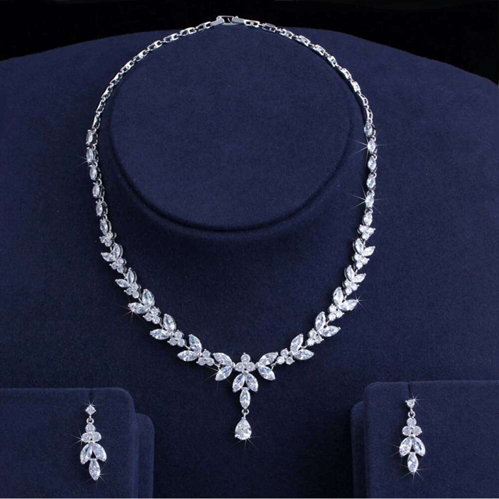 2025 Best Selling Wedding Festival Luxurious Cubic Zirconia Jewelry Set Classic Fashion Prom Everyday Wear Z260313