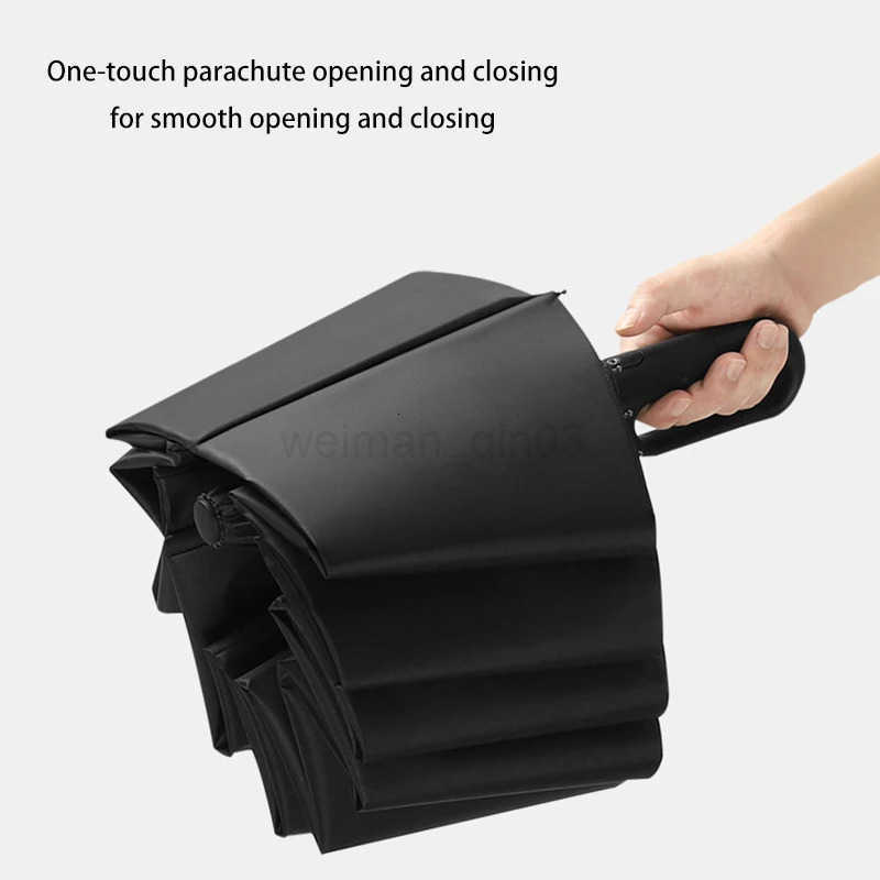Fully automatic buckle sun umbrella for sunny and rainy days foldable and convenient rainproof sun-proof and UV-proof parasol H260314