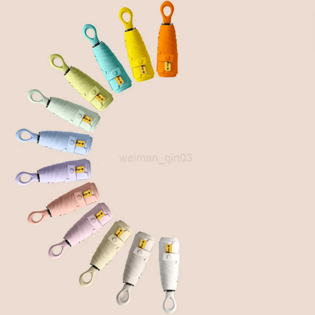 UV Protection Mini Umbrella Ultralight 5-Fold Portable Sunshade for Women Outdoor Beach Travel Compact Windproof Quick Dry H260314