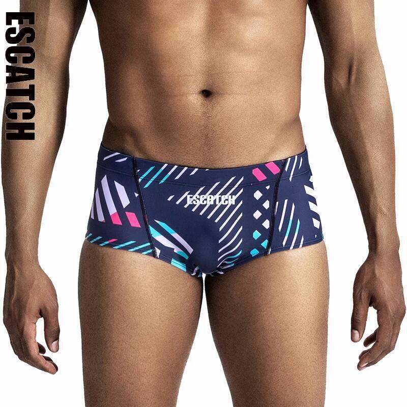 2026 New arrival Man Swimwear The latest Breathable Lining Baador Hombre Adjustable Waist Beach Briefs Swim Trunks Z260314
