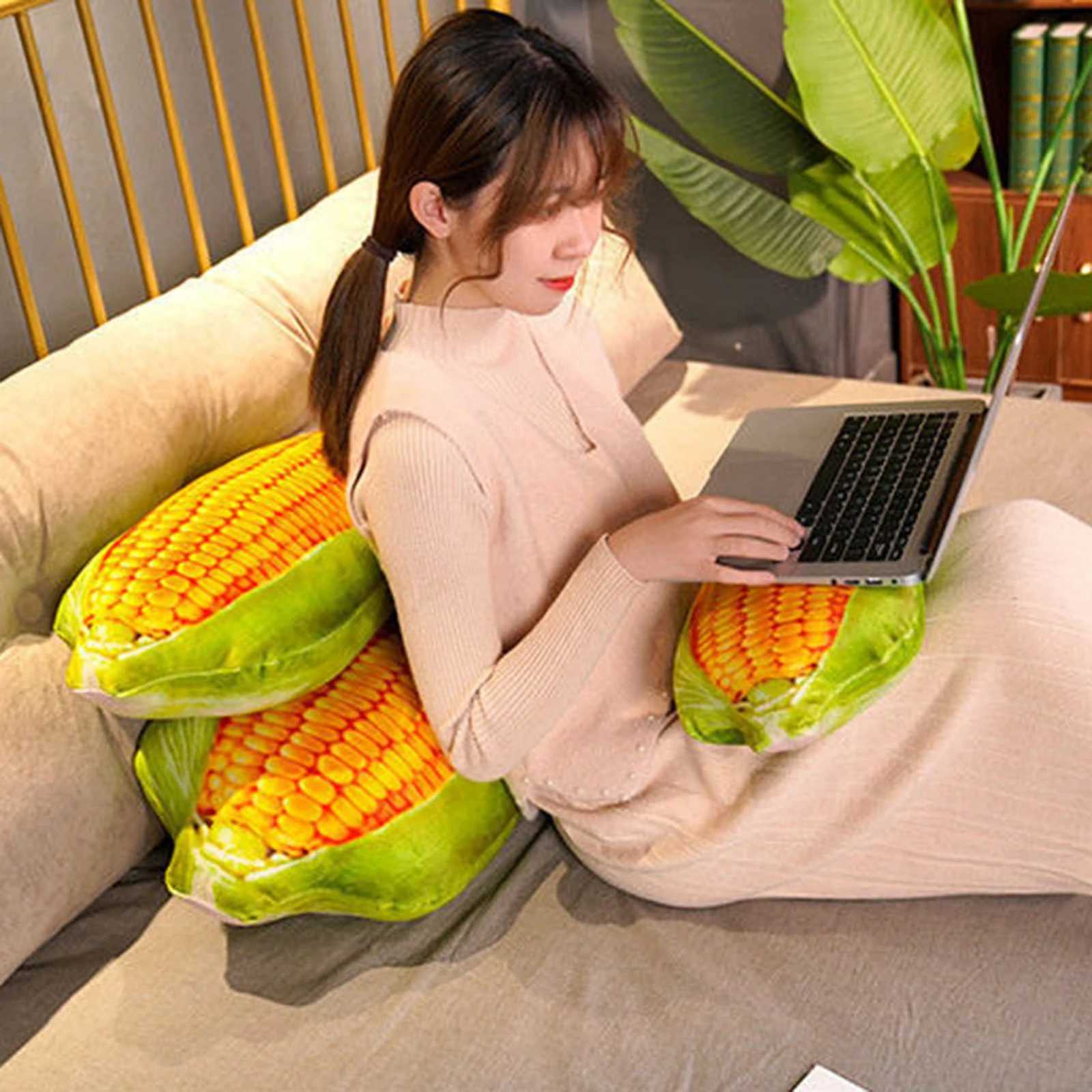 Fruit Soft Plushies Pillow Large Realistic Banana Pillow With Stretch Crystal Cotton Plush New Year Valentines Day Gift Cushion Y260314