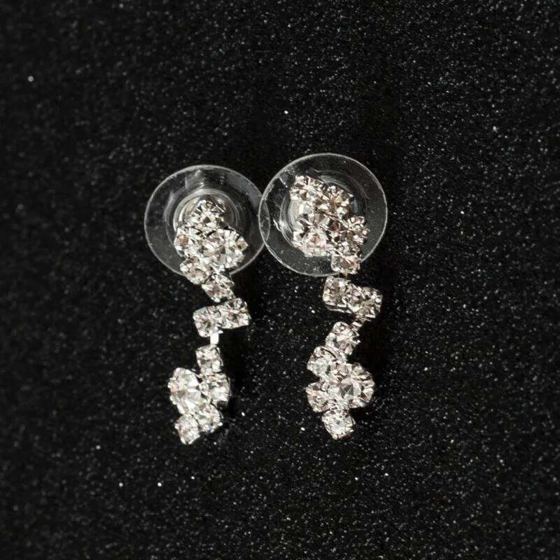 Women Fashion Necklace Earrings Set Rhinestone Wedding Accessories Bridal Lady Dangle Earring Pendant Elegant Jewellery Sets Z260313