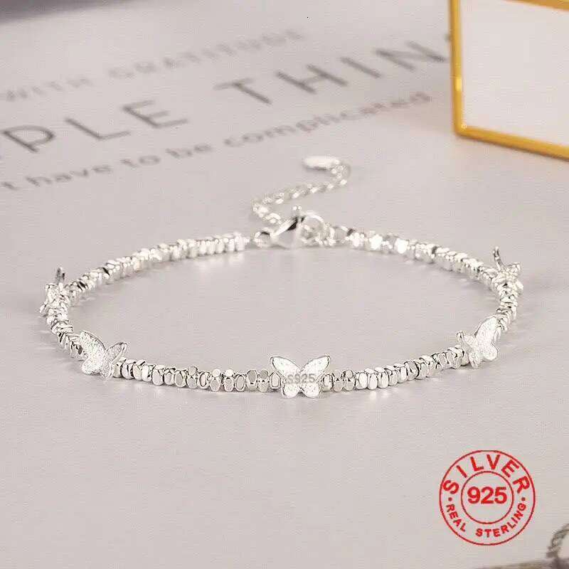 BF Club Silver Color Hiphop Thick Butterfly Shape for Women Men Vintage Handmade Hasp Bracelet Birthday Gift Z260313