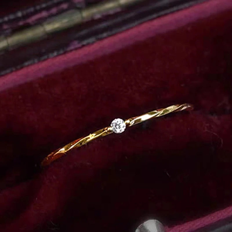 GRA Vintage Minimalism Twine Rings for Women Gift Original 925 Sterling Silver Engagement Wedding Ring High Quality Fine Jewelry 260312