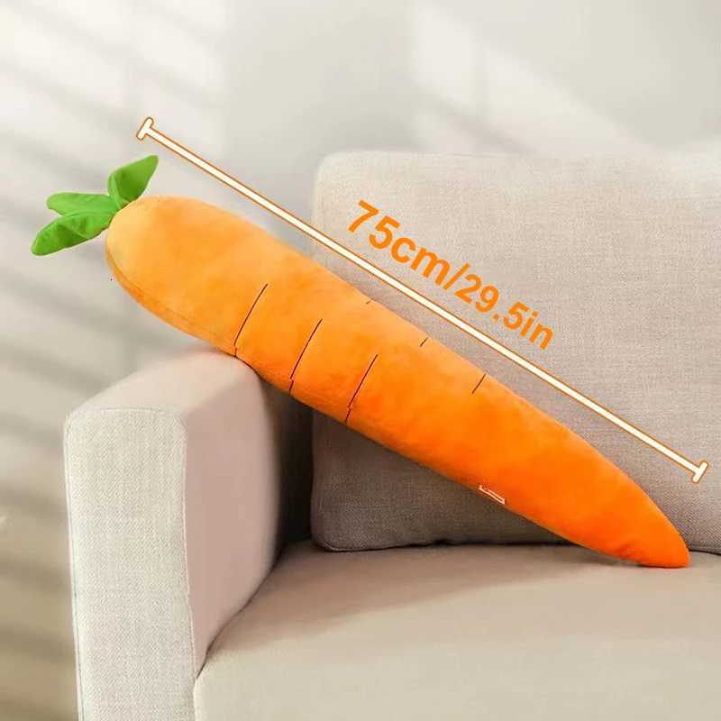 Dog Toy Pet Carrot Plush Toy Vegetable Chew Toy for Small Medium Large Dogs Universal Pet Sound Playing Toy Pet Accessories Y260314