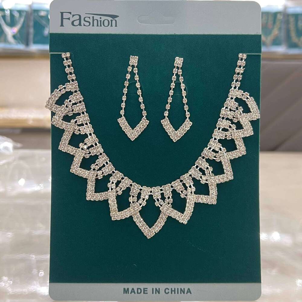 Women's Design Geometric Necklace Earrings Bracelet Ring Jewelry Set Wedding Banquet Party Holiday Gift Z260313