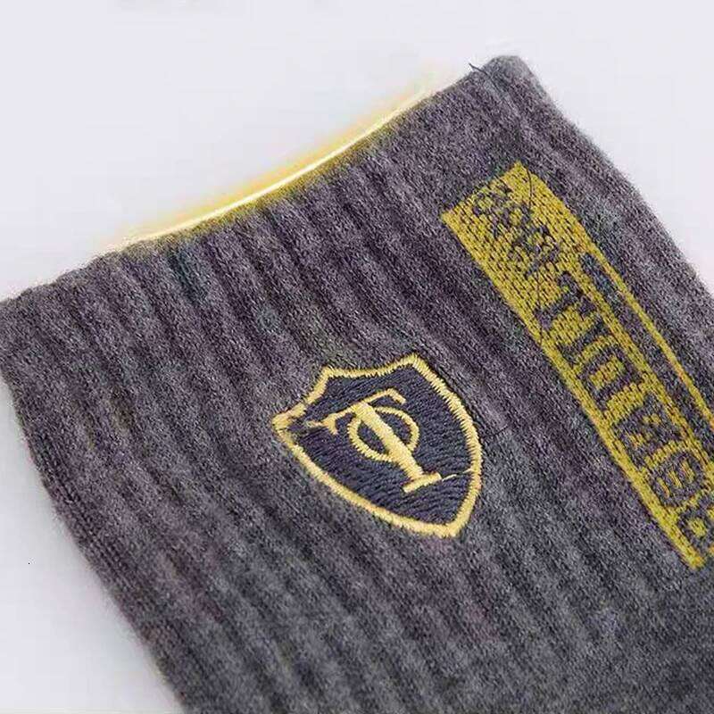 5 Pairs of Autumn Winter MEN'S Sports for Summer Leisure, Sweat Wicking, Lightweight and Breathable Basketball Socks Z260314