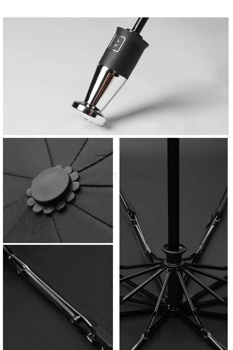 For BMW M Motorsport F10 F15 F25 F30 G20 G30 E39 E46 E60 E90 X1 X3 X4 X5 X6 X7 Car Automatic Folding Windproof Sunshade Umbrella H260314