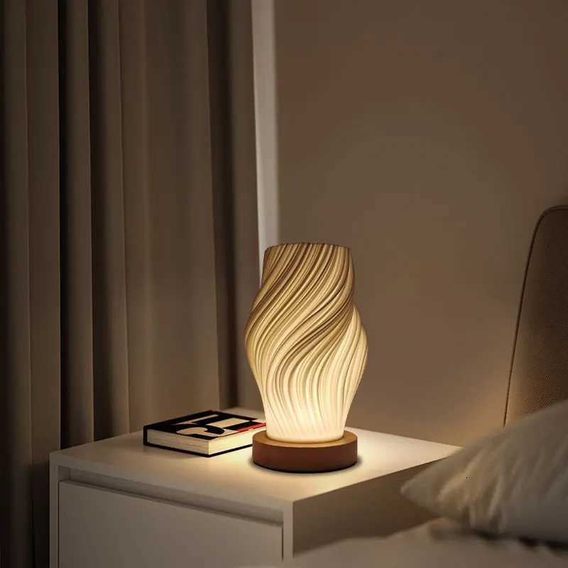 Modern Minimalist Design Table Lamp Button Control 3-Level Dimming Wooden Base Suitable for Study Rooms Living Rooms Offices Dormitories Etc Y260314