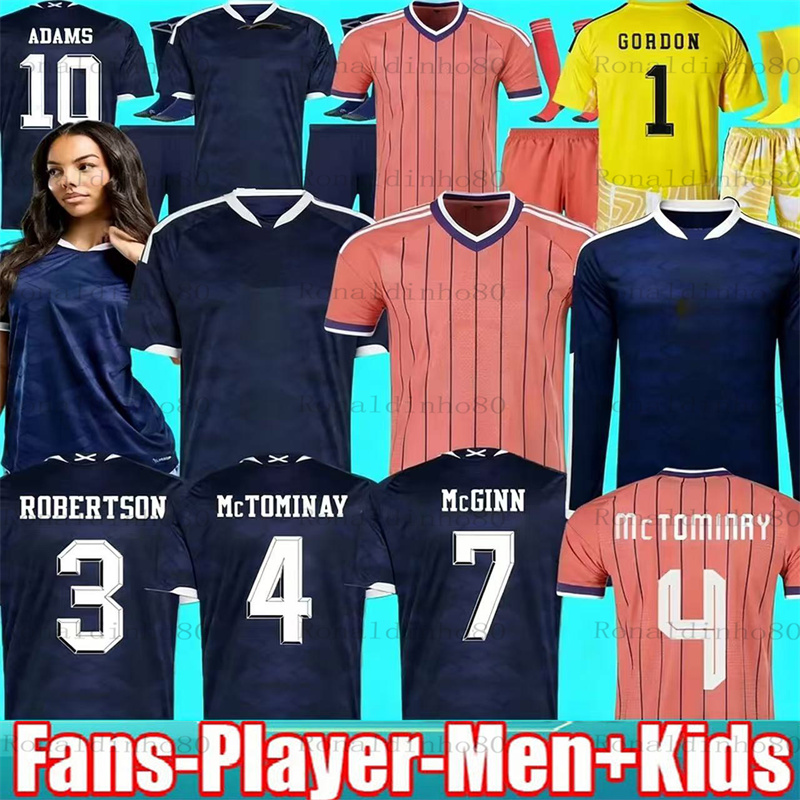 New 2026 Scotland Soccer Jerseys 26 27 scotland Home Away football shirt ROBERTSON McTominay McGREGOR SHANKLAND MCGREGOR Fans Player Men Kids Kit
