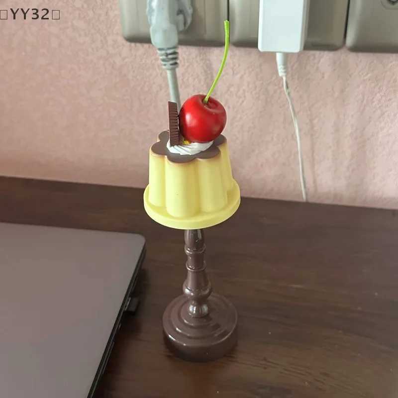 YY32Retro Pudding Night Light Desktop Decoration Bedroom LED Atmosphere Lamp Bedside Sleep Light Suitable For Gift Y260314