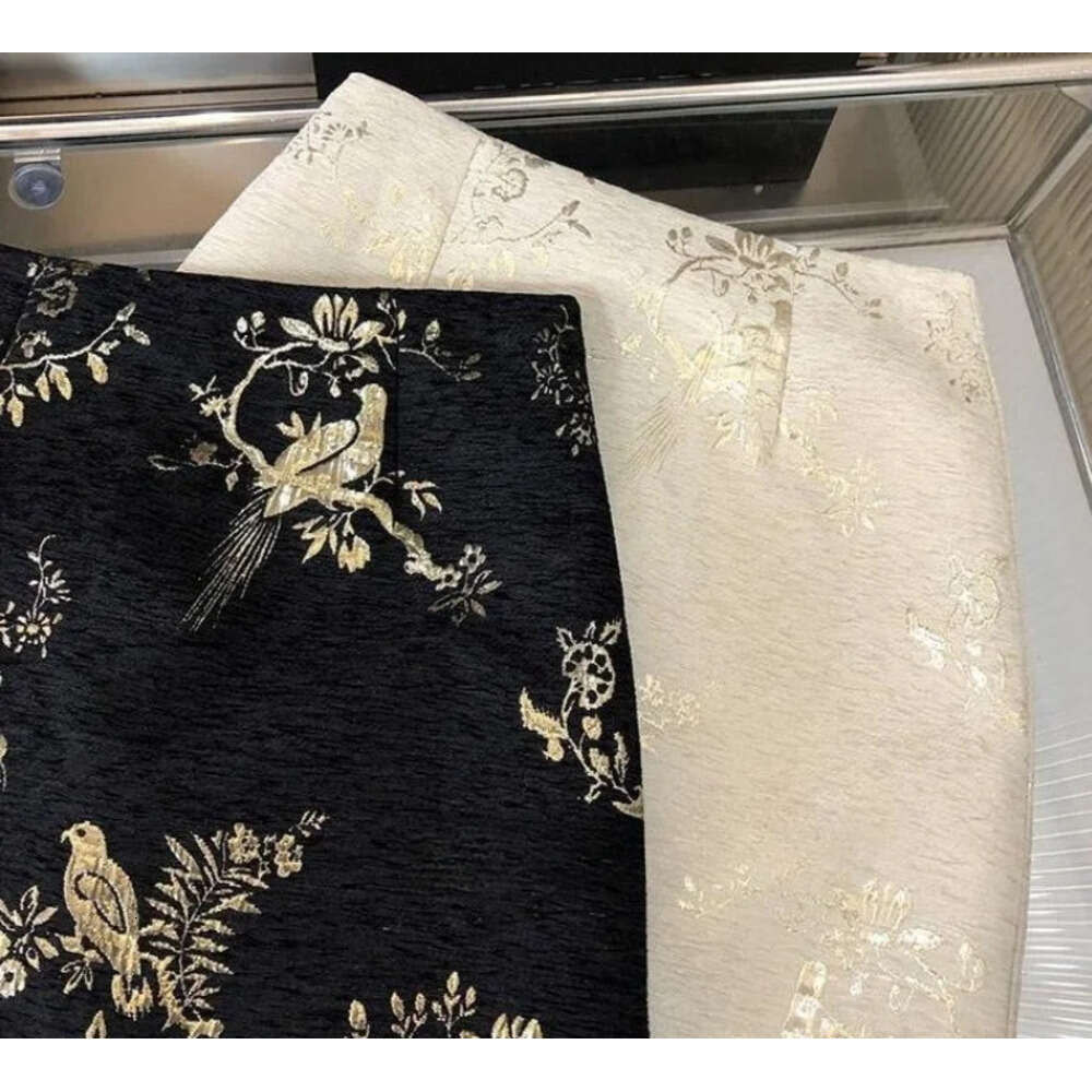Mini Skirts for Women 2025 Faldas Mujer De Moda High Waist A-line Temperament Jupe Korean Summer Saia Embroidery Vintage Skirt Z260314