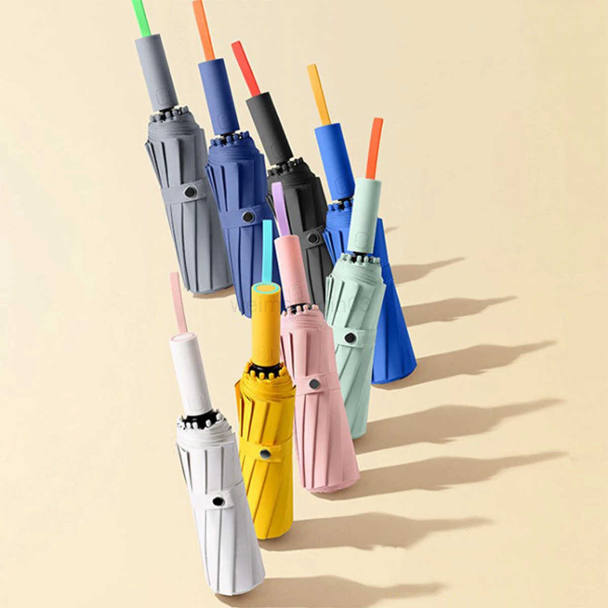 Automatic opening of 72 bone oversized sunshade suitable for business and home double-layer sunshade windproof and waterproof H260314