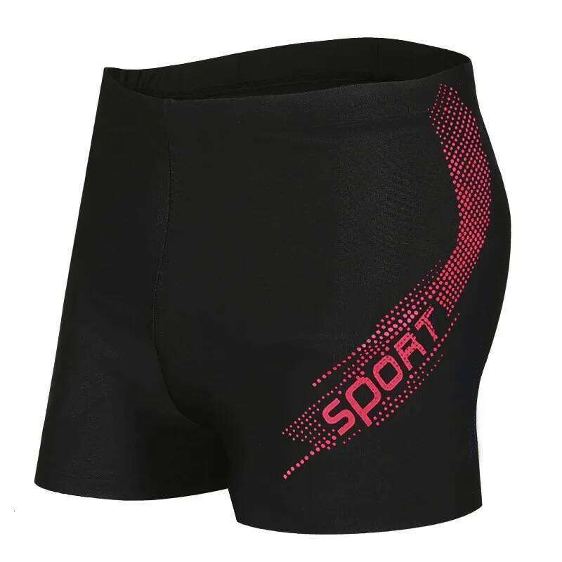 Swimming Trunks with Fashion Prints Men Quick Dry Beach Boxer Shorts Boy Swimwear Bathing Suit Underpants Z260314