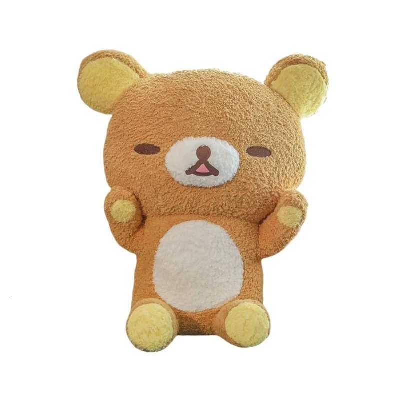 Cute Cartoon Rilakkuma Plush Doll Toys Soothing And Sleeping Dolls Hugging Bears Soft Sofa Cushion Hug Pillow Surprise Gift Y260314