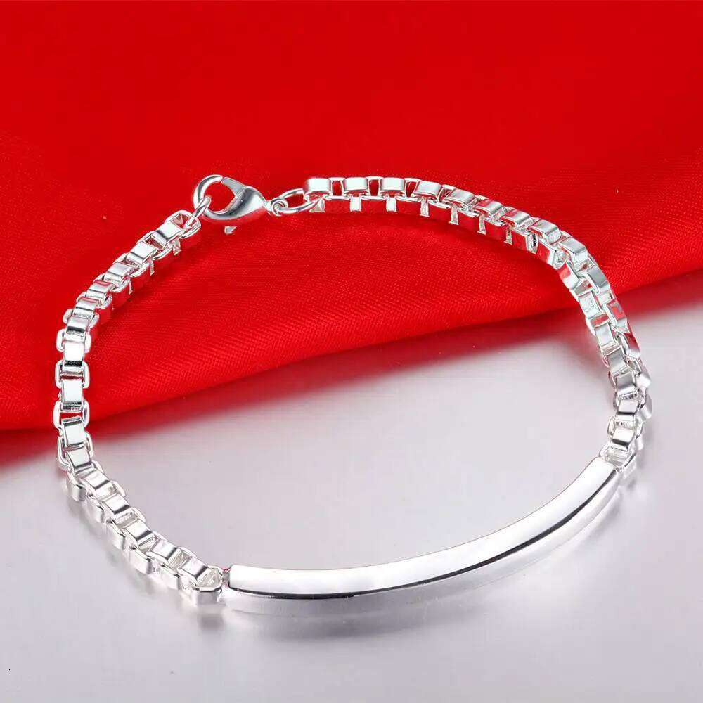 925 Sterling Silver Bracelet Red Zircon High Quality Romance Chain For Women Fashion Engagement Party Wedding Jewelry Gift Z260313