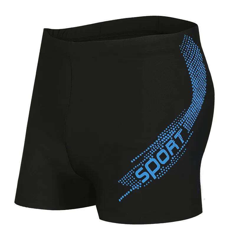 Swimming Trunks with Fashion Prints Men Quick Dry Beach Boxer Shorts Boy Swimwear Bathing Suit Underpants Z260314