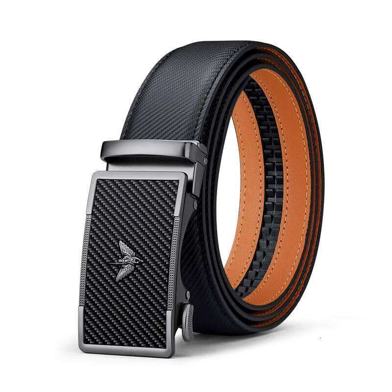 Men's Fashion Automatic Buckle Simple Business Personalized Belt Z260226