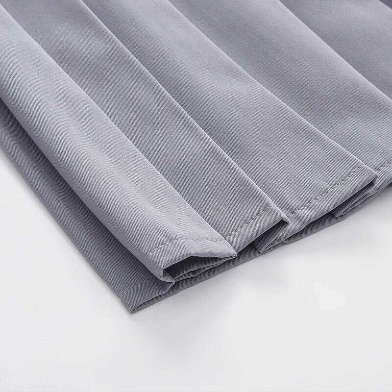 Preppy Black XS - 5XL Pleated Mini Skirt Short Women Summer Autumn Uniform High Waisted Skirts Knee Length Saia Feminina Z260314